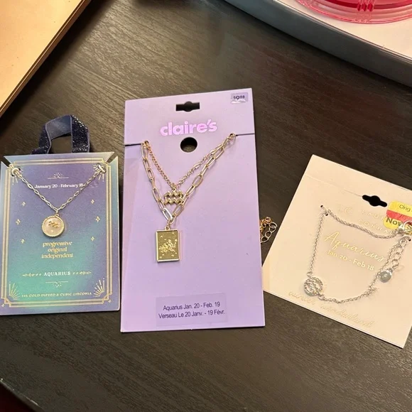 Aquarius ♒️ jewelry lot NEW - Picture 1 of 4